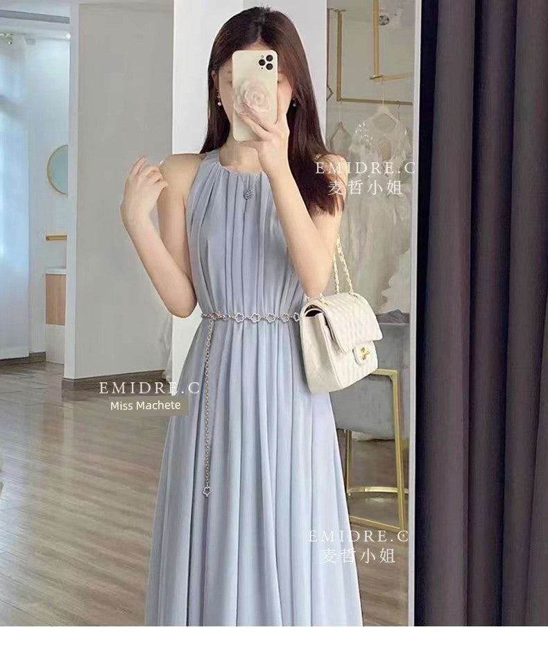 Belt Women's Rhinestone Ornament Chain Waist Chain Accessories with Skirt Dress Waist-Tight Summer Thin and Simple Silver Fancy