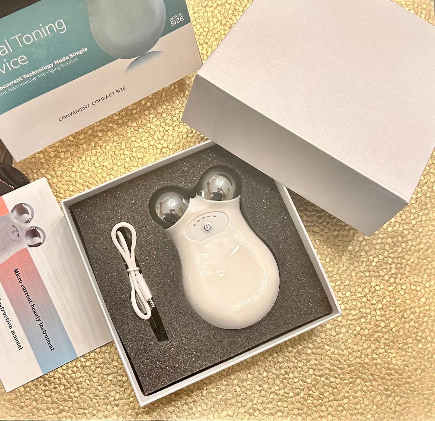 Microcurrent Facial Toning Massager