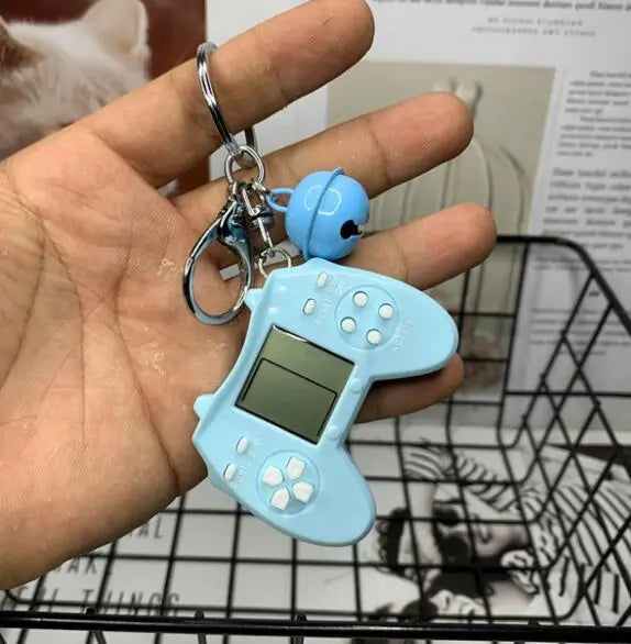 Retro Game Console Keychain Built-in 7 Games