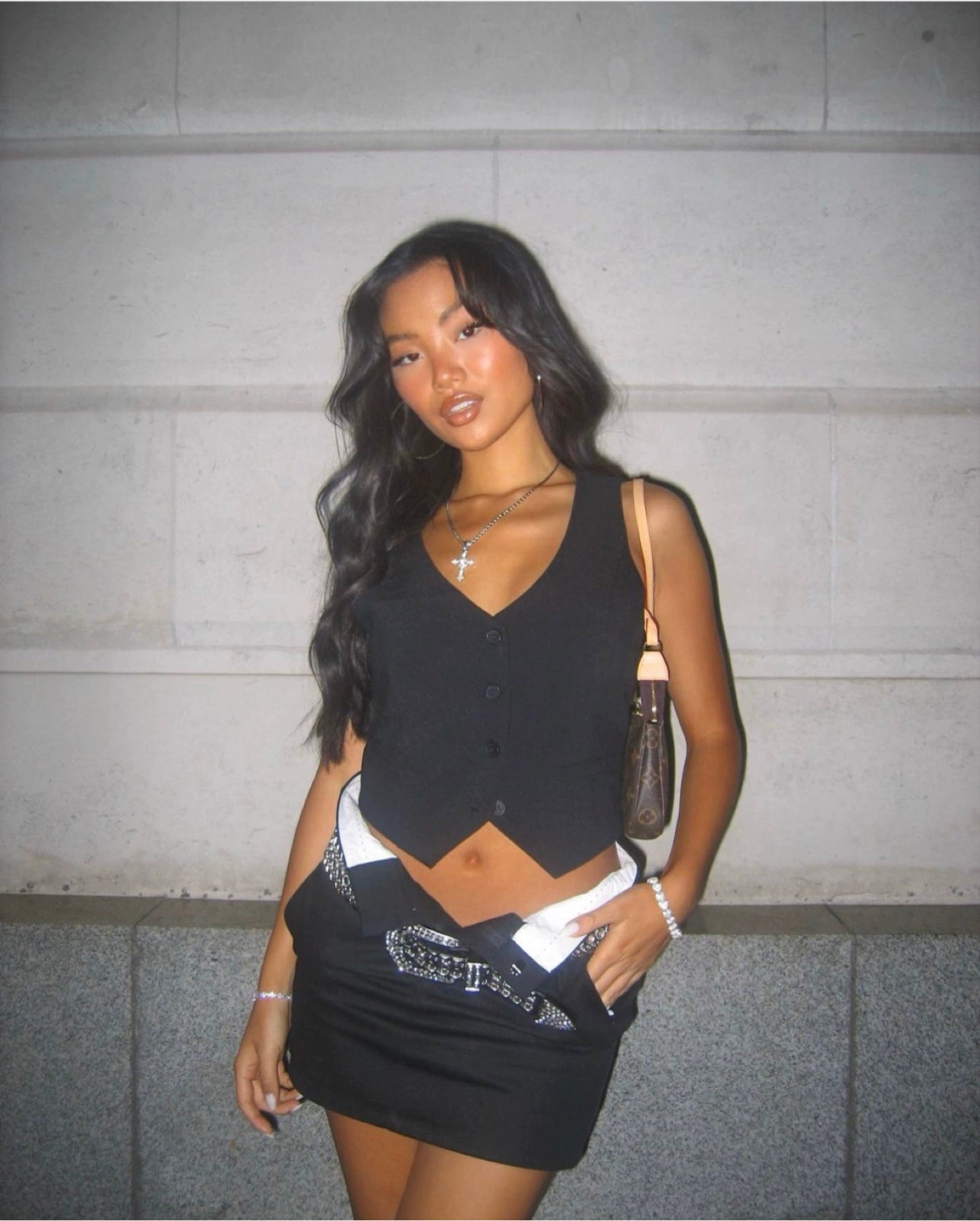 Popbonnie Summer Sexy Rhinestone Waist Chain Accessories Y2g