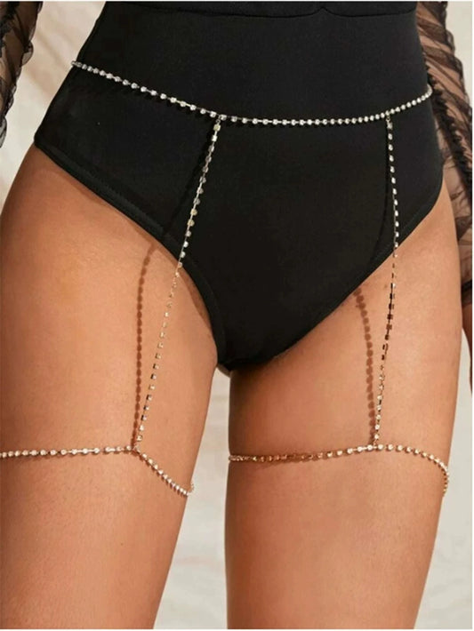 European and American Sexy Body Chains Waist Chain Women's Leg Bracelet Body Chain Waist Chain Leg Chain
