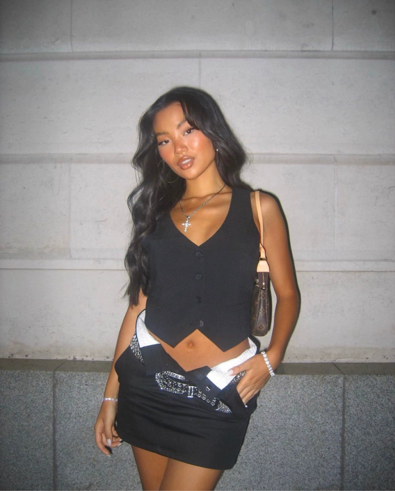 Popbonnie Summer Sexy Rhinestone Waist Chain Accessories Y2g
