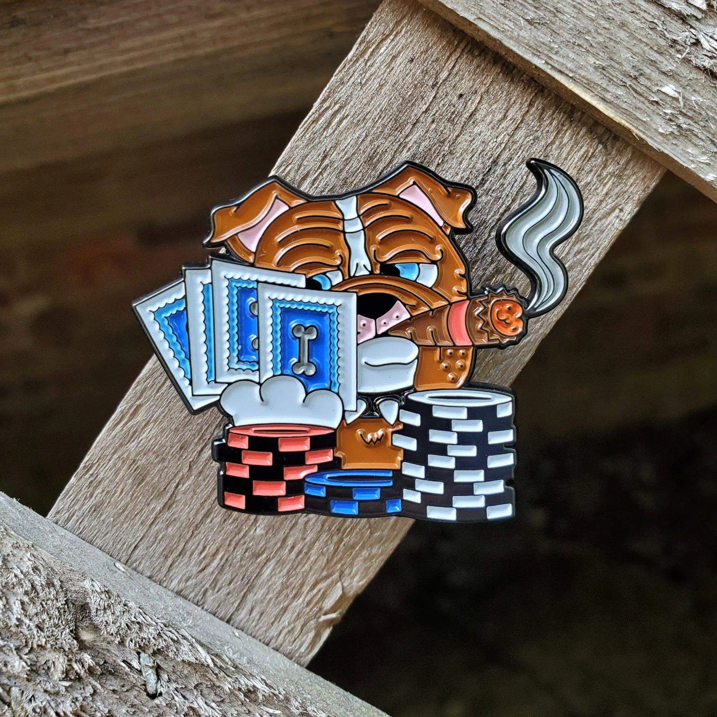 Poker Dog Pin