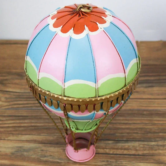 Iron Hot Air Balloon Retro Iron Model Europe Hanging Charm Art Decorations Colorful Turkey Balloons