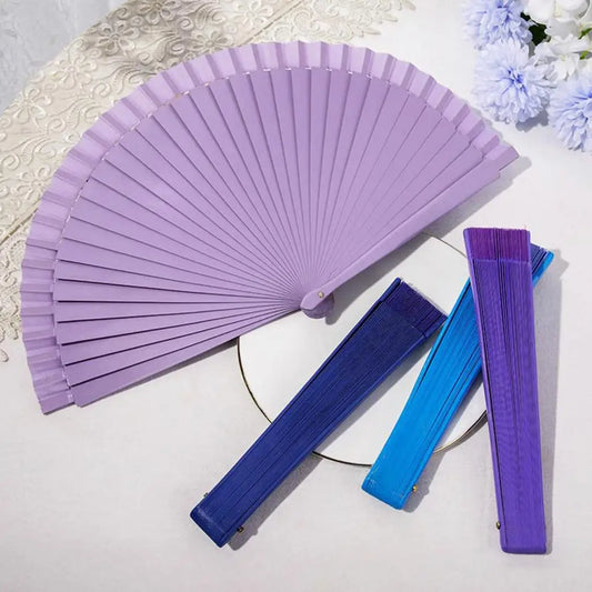 Retro Folding Fan Chinese Style Hand Held Fan Floral Dance Performances Custom Props Wedding Gift For Guest Home Art Decoration