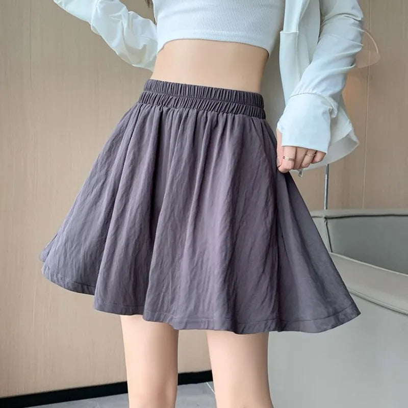 Short Pants Woman Culotte High Waist Elastic Gym Skirt Sport Running Sports Fitness Shorts for Women Normal Offer Free Shipping