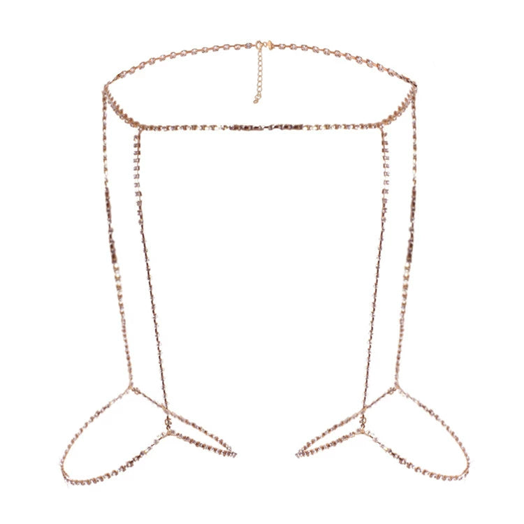 European and American Sexy Body Chains Waist Chain Women's Leg Bracelet Body Chain Waist Chain Leg Chain